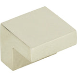Atlas Homewares Small Square Knob 5/8 Inch (c-c) Polished Nickel
