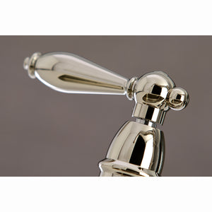 Kingston Brass KS7276ALBS Kitchen Faucet with Side Sprayer, Polished Nickel