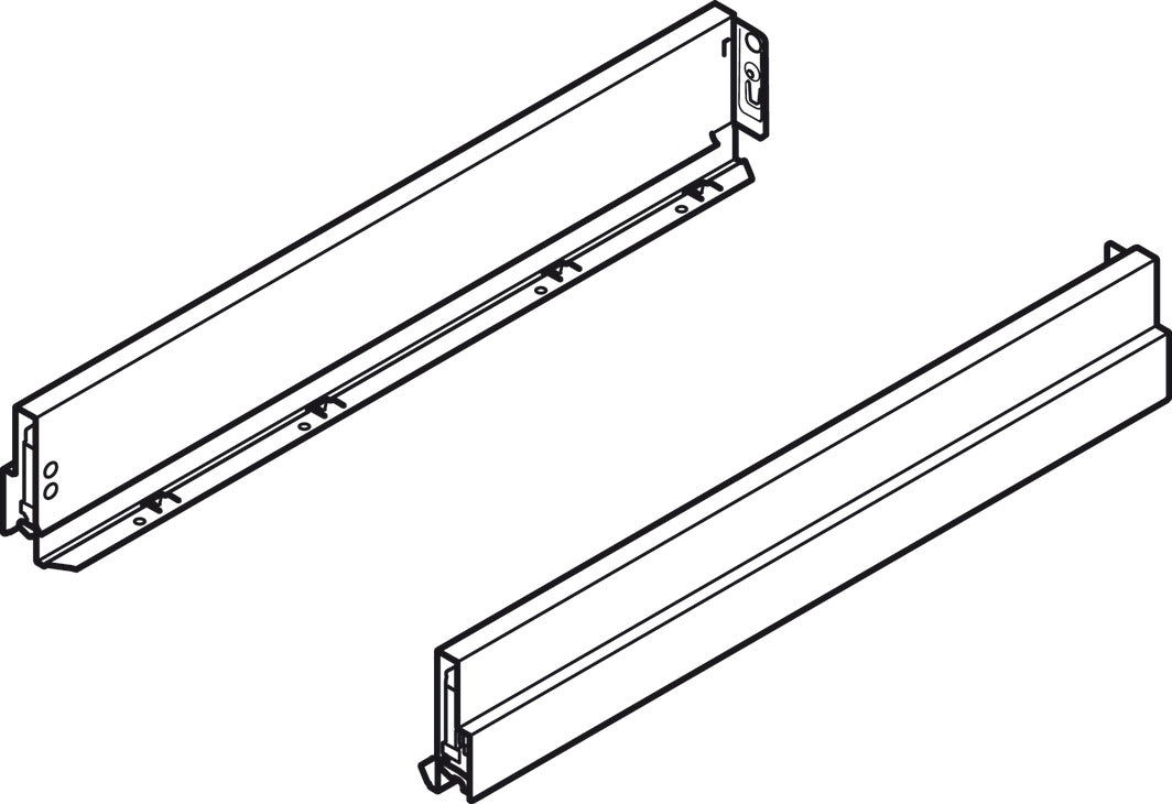 Häfele 551.82.757 Grass - Double-Wall Drawer System Frame, Drawer side height 90 mm, Nova Pro Scala