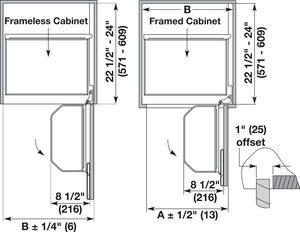 Häfele 543.34.935 Kesseböhmer - Tandem Pantry, Anthracite, width 18", for 46" height