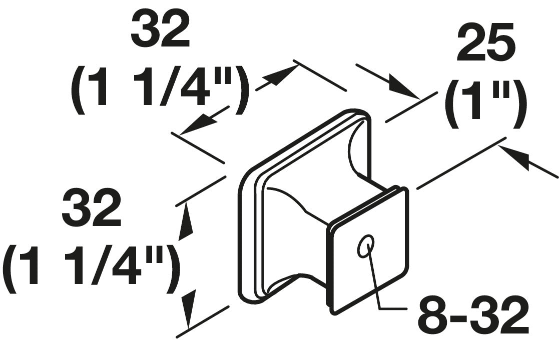 Häfele 110.93.962 Knob, Keystone, Zinc, satin pewter