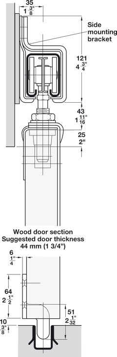 Häfele 942.52.082 Lock Joint Plate, Pre-Drilled, Straightaway 320