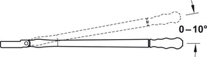 Häfele 637.76.360 Premium Adjusting Tool, AXILO® Cabinet Leveling System, for height adjustment of the plinth foot, Facilitates height adjustment by rotating by hand or with electric driver