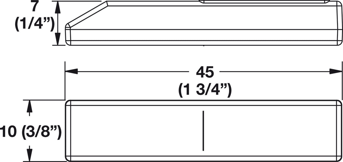 Häfele 792.00.310 TAG - Track Joiner, Omni Track®