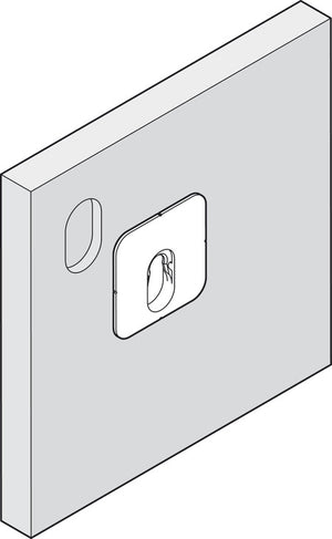 Häfele 262.94.016 Button-fix™ - Self-adhesive Fix-pad, Self-Adhesive Fix-Pad, Button-Fix, Type 1 bonded