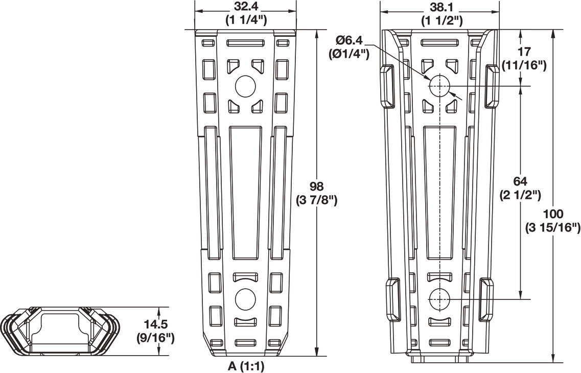 Häfele 273.42.921 Rack Bed Connector