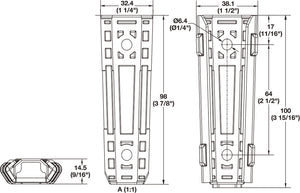 Häfele 273.42.921 Rack Bed Connector