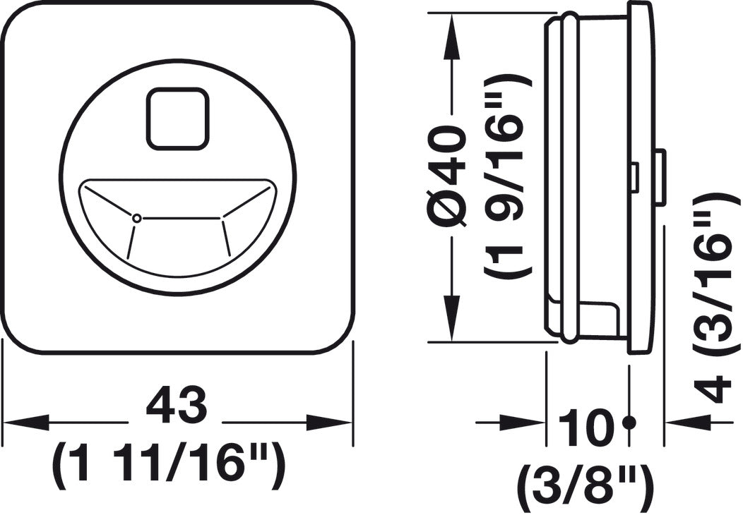 Häfele 850.00.954 Radio remote control, Häfele Connect Mesh 12V, Modular, 12V
