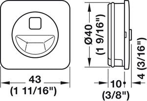 Häfele 850.00.954 Radio remote control, Häfele Connect Mesh 12V, Modular, 12V