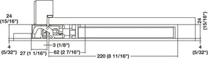 Häfele 922.17.083 Anseimi - Concealed Hinge, black