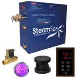 SteamSpa Indulgence 6 KW QuickStart Acu-Steam Bath Generator Package with Built-in Auto Drain in Oil Rubbed Bronze INT600OB-A