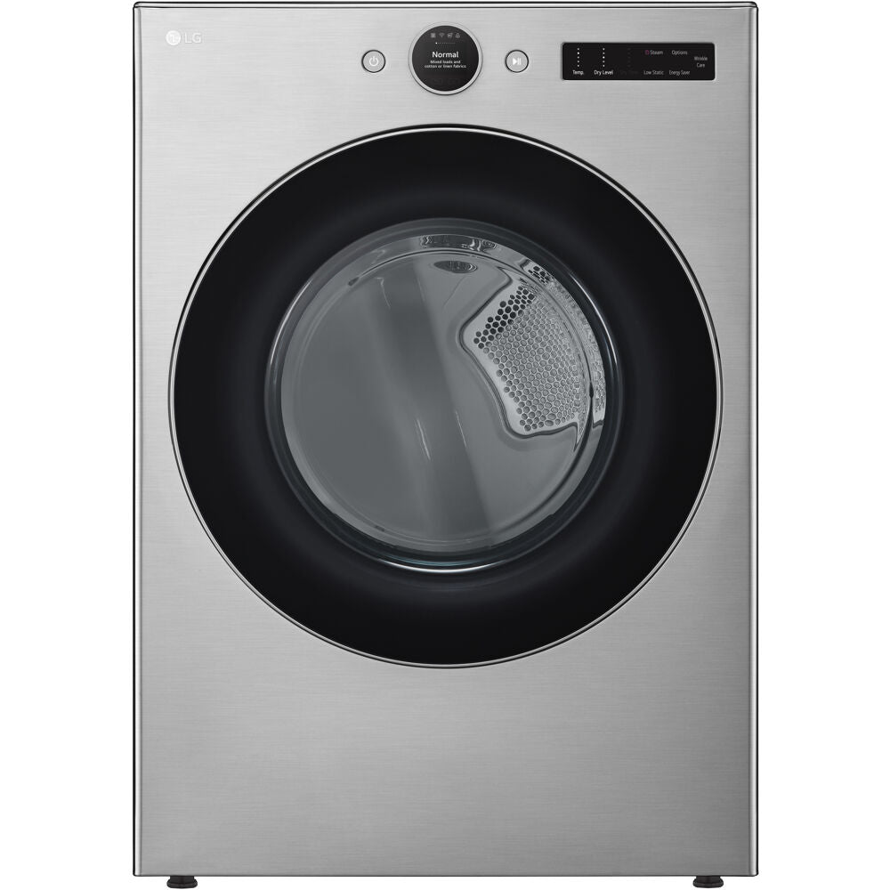 LG DLEX5500V 7.4 CF Ultra Large Capacity Electric Dryer w/ Sensor Dry and TurboSteam