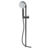 Black Matte Round Sliding Rail Hand Shower Set