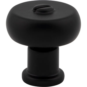 Atlas Homewares Everitt Knob 1 3/16 Inch Matte Black