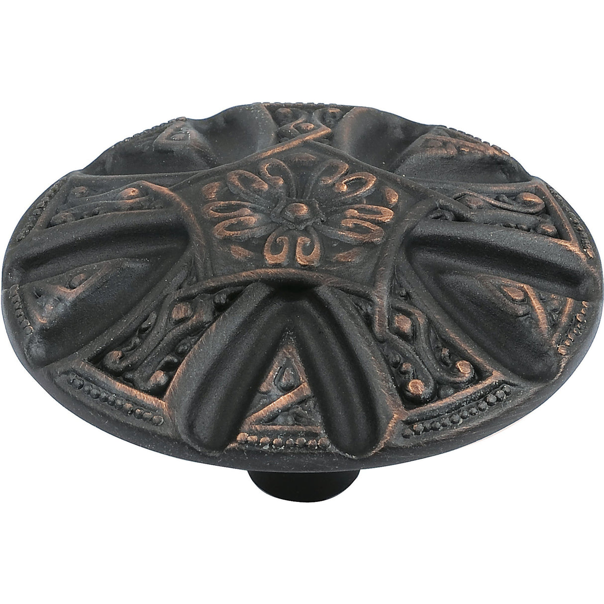 Atlas Homewares Maltese Knob 1 5/8 Inch Venetian Bronze