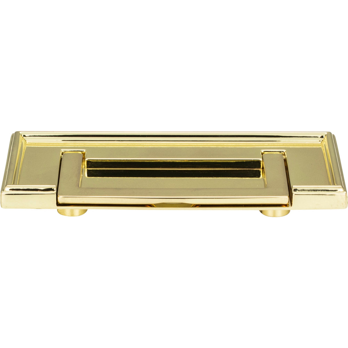 Atlas Homewares Campaign Rope Drop Pull 3 Inch (c-c) Polished Brass