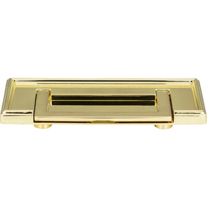 Atlas Homewares Campaign Rope Drop Pull 3 Inch (c-c) Polished Brass
