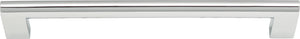 Atlas Homewares Round Rail Pull 7 9/16 Inch (c-c) Polished Chrome