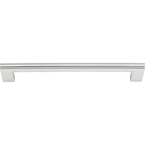 Atlas Homewares Round Rail Pull 7 9/16 Inch (c-c) Polished Chrome