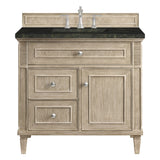 Lorelai 36" Single Vanity, Whitewashed Oak, w/ 3 CM Phantome Eclos Top
