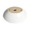 ALFI brand ABC913 White 16" Egg Shape Above Mount Ceramic Sink