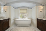 Hydro Systems MDM7036ATO-BON DOMINGO 7036 AC TUB ONLY - BONE