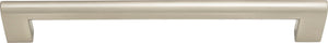 Atlas Homewares Round Rail Pull 7 9/16 Inch (c-c) Brushed Nickel