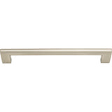 Atlas Homewares Round Rail Pull 7 9/16 Inch (c-c) Brushed Nickel