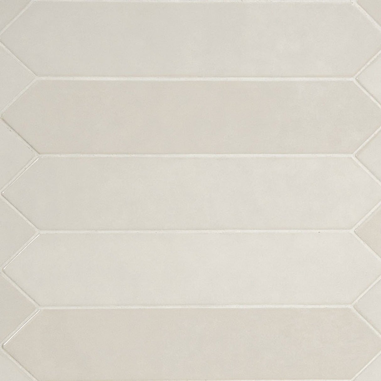 Renzo dove pickett 2.5x13 glossy ceramic white wall tile NRENDOVPIC2.5X13 product shot multiple tiles angle view