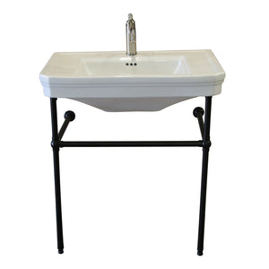 Drew 30″ Console with Brass Stand
