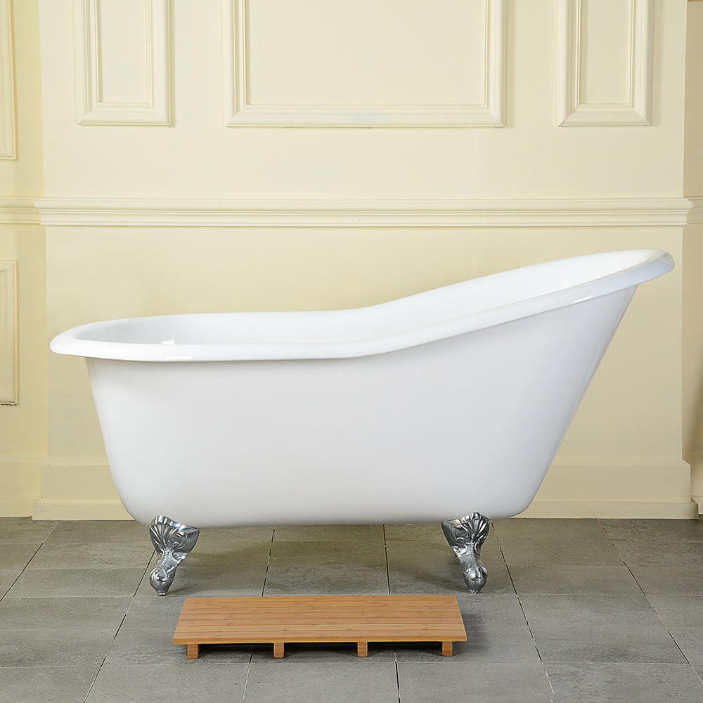 Grayson 57" Cast Iron  Slipper Tub