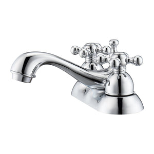 Donata 4" Centerset Lavatory Faucet with Metal Cross Handles