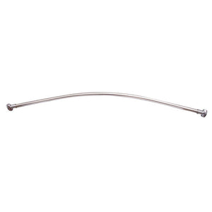 Curved Shower Rod with Flanges