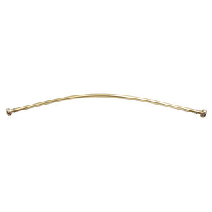 Curved Shower Rod with Flanges