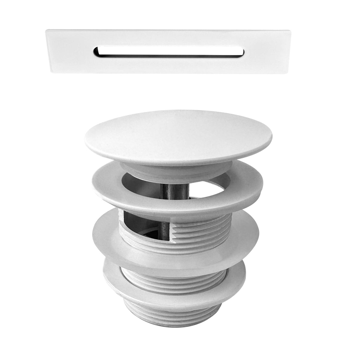 Nairobi 67" Acrylic Double Slipper Tub in Matte White