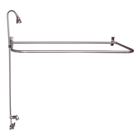 Brocton 65″ Cast Iron Roll Top Tub Kit – Brushed Nickel Accessories