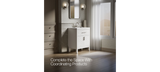 KOHLER Accra 30in. Single Sink Freestanding White Bath Vanity with Pure White Quartz Top Assembled R35898-ASB-0