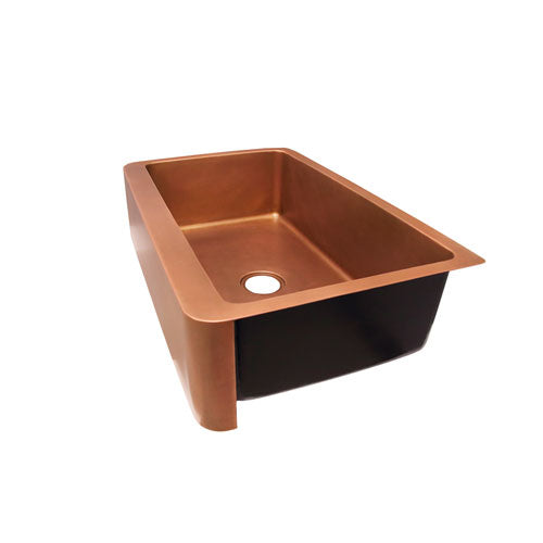 Austin Single Bowl Copper Apron-Front Sink
