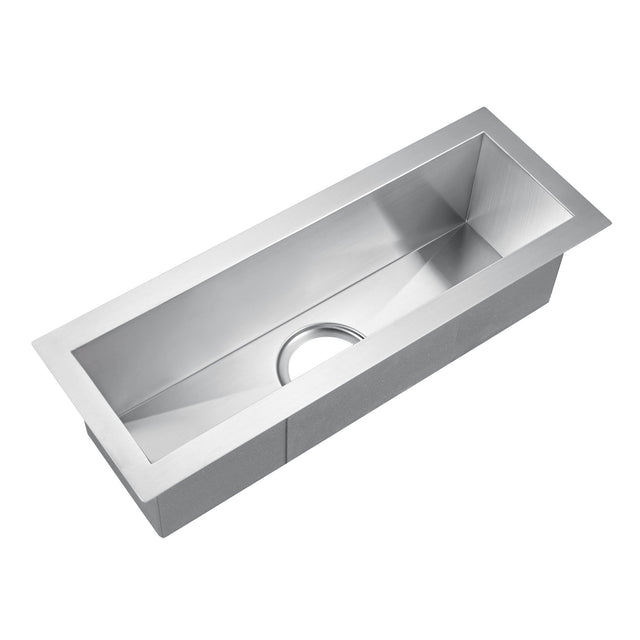 23" Whitesboro Zero Radius Stainless Steel Prep Sink