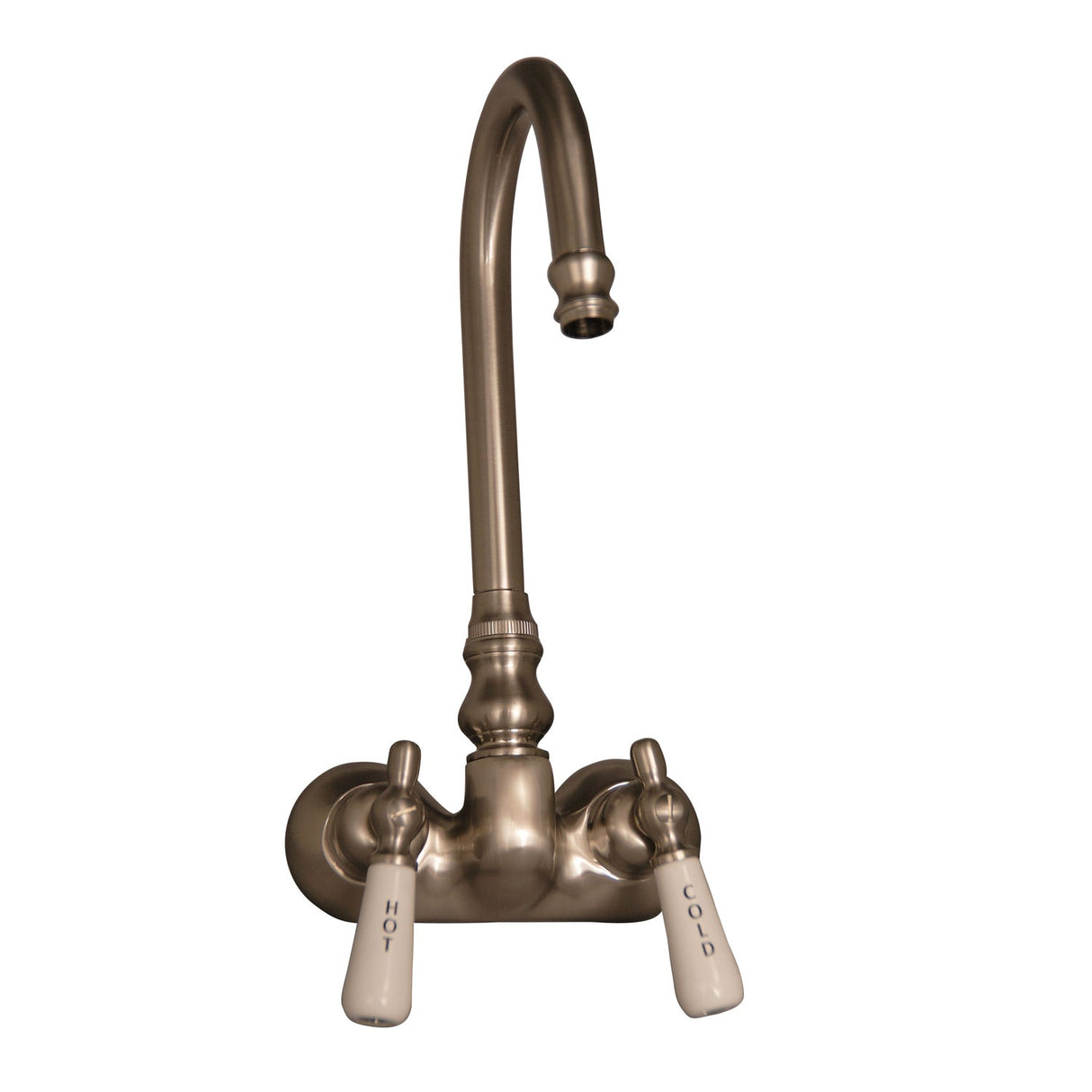 Andover 60″ Acrylic Roll Top Tub Kit in Bisque – Brushed Nickel Accessories