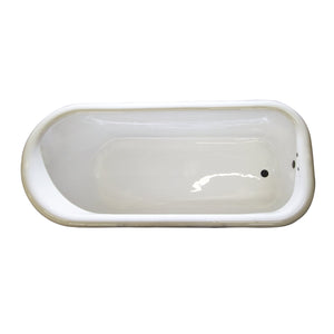 Atlin 67" Acrylic Roll Top Tub