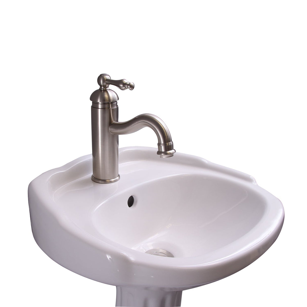 Silvi 15" Pedestal Lavatory