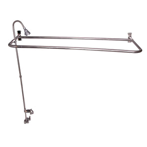 Bartlett 60" Cast Iron Roll Top Tub Kit-Polished Nickel Accessories