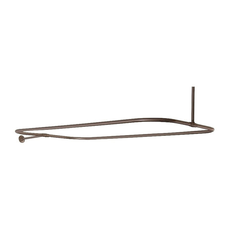 Antonio 55" Cast Iron Roll Top Tub Kit-Brushed Nickel Accessories
