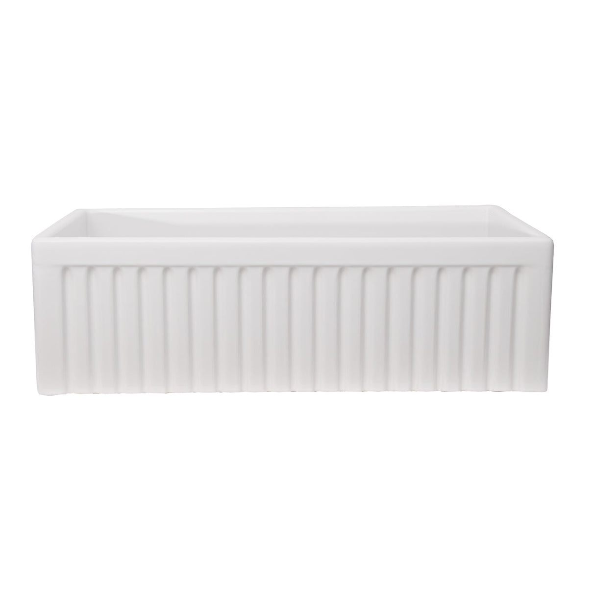 Carthage Fluted Single Bowl Apron-Front Sink