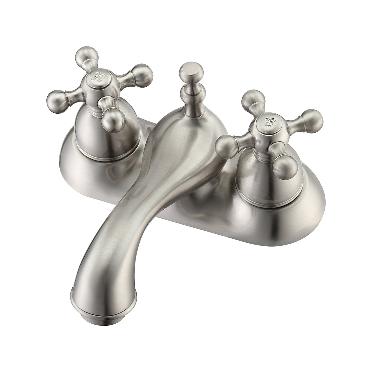 Donata 4" Centerset Lavatory Faucet with Metal Cross Handles