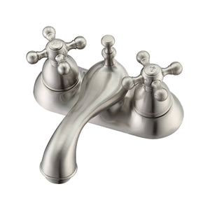 Donata 4" Centerset Lavatory Faucet with Metal Cross Handles