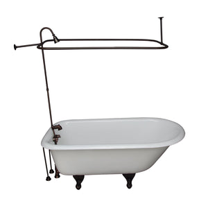 Brocton 65″ Cast Iron Roll Top Tub Kit – Oil Rubbed Bronze Accessories