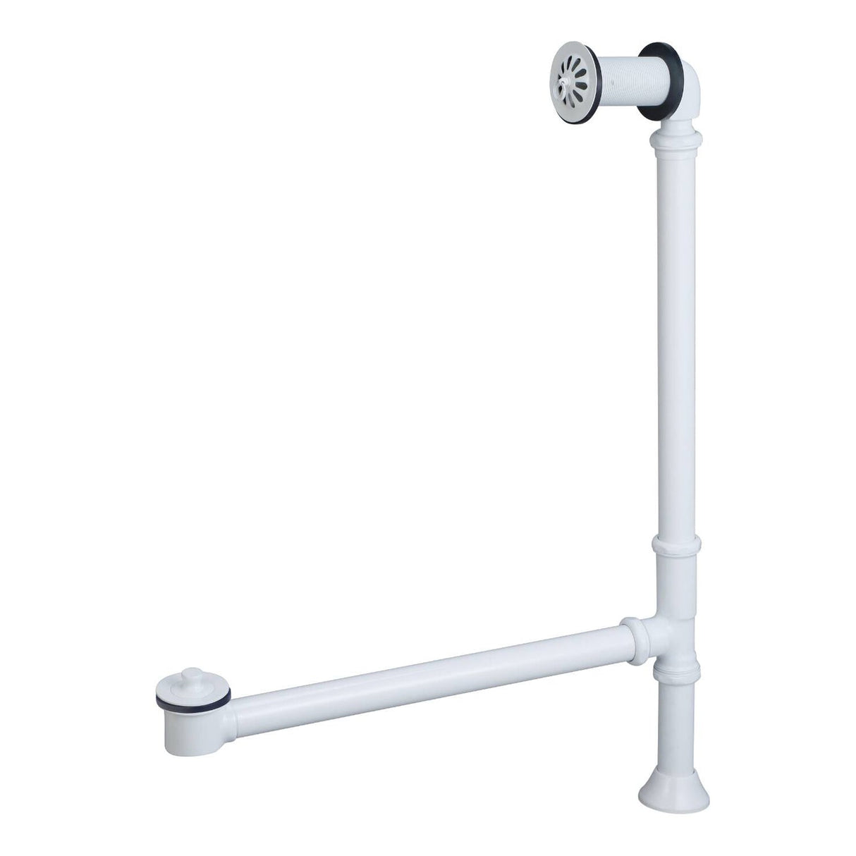 Pivoting Leg Tub Drain