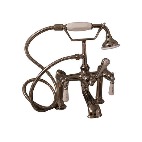 Marshall 72″ Cast Iron Double Slipper Tub Kit – Polished Nickel Accessories